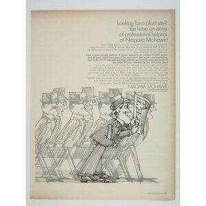 Looking For A Plant Site Niagara Mohawk AIM Service Ad 1967 Syracuse New York